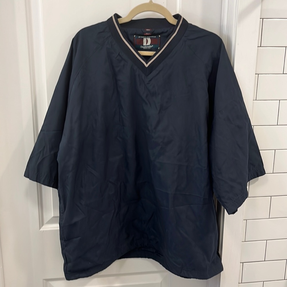 Dunbrooke Vintage Men’s Short Sleeve Athletic Golf Rain Pullover Caddy Jacket XL